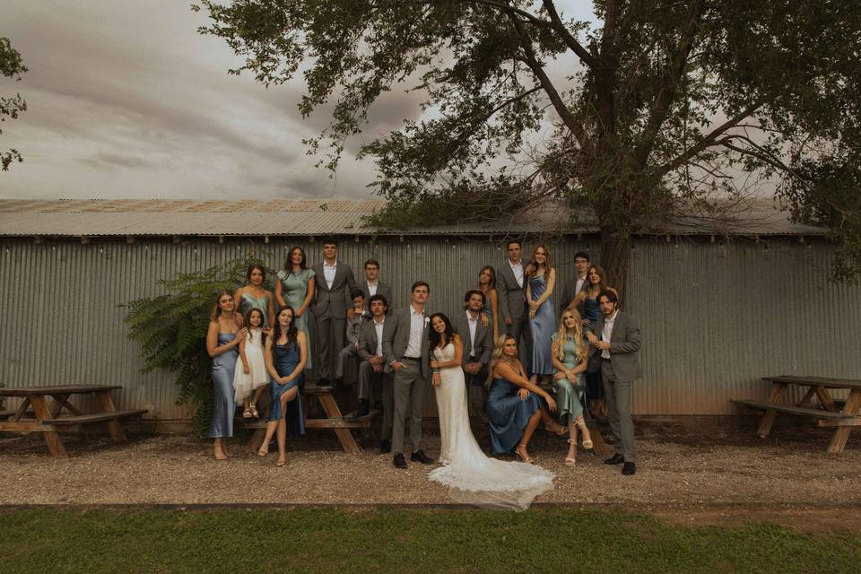 Bridal party portraits