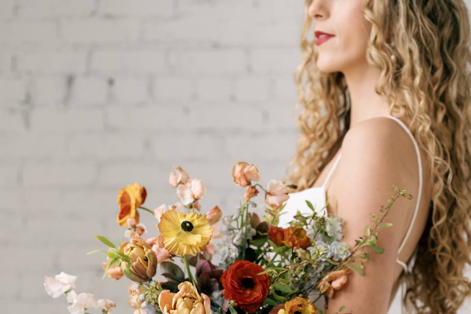 Whimsical fall bouquet