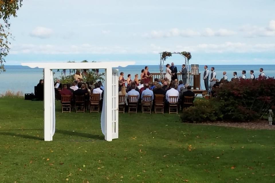 Outdoor ceremony