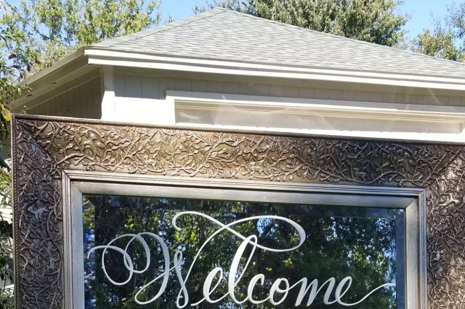 Custom Welcome Sign