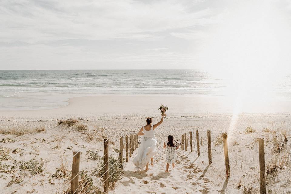 Beach wedding @KewinJackson