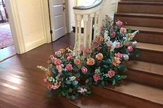 Staircase floral
