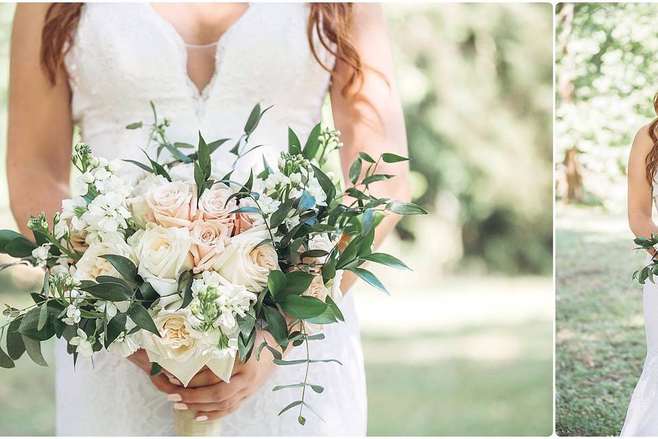 Flowers + Bride details