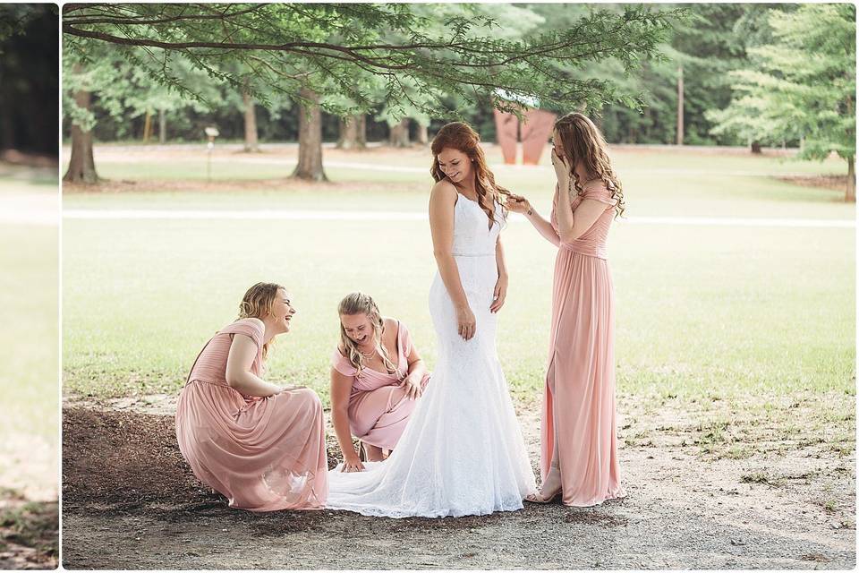 Gorgeous Bride + Bridal Party