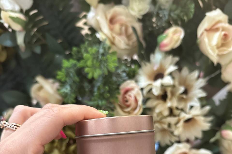 Custom Candles - Rose Gold