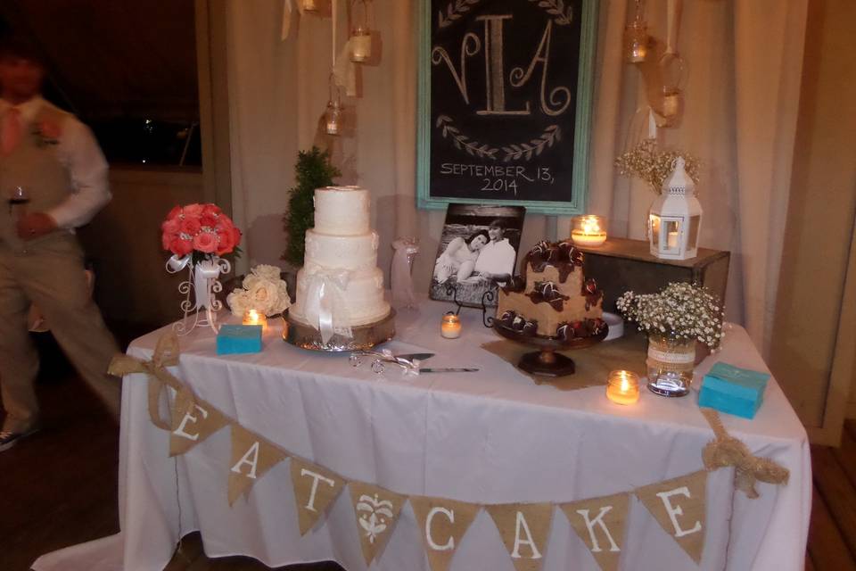 Let them eat cake!  Let us customize a banner for you.