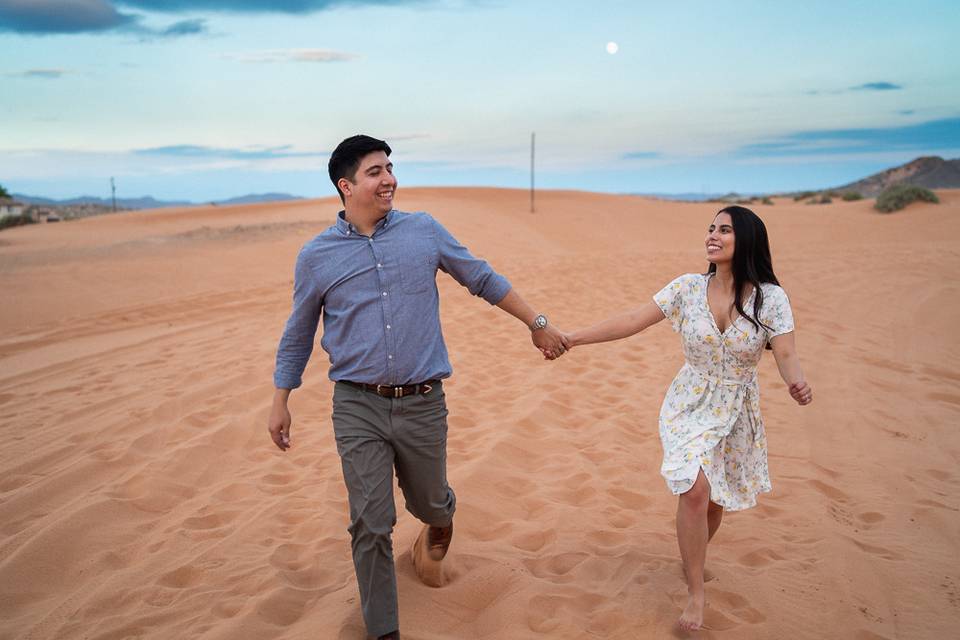 Couple photoshoot, Red Sands