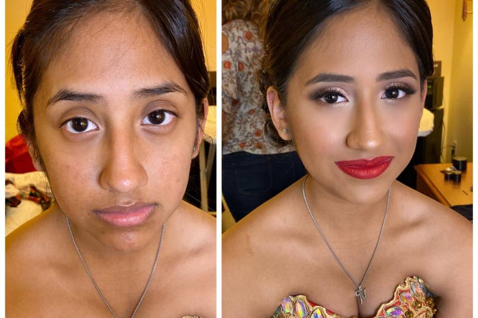 Makeup for quinceañera