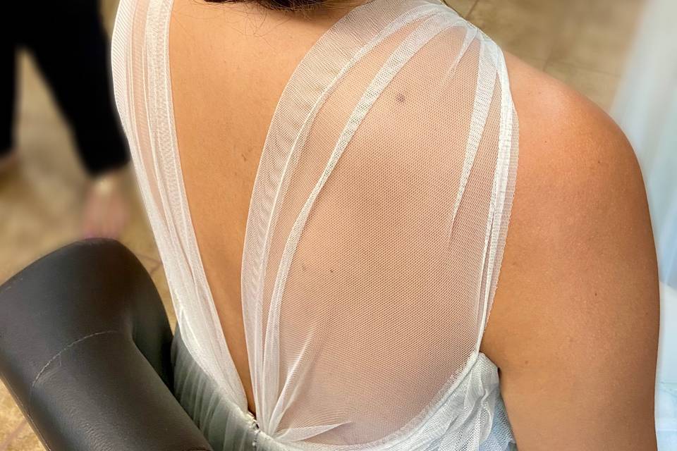 Bridesmaid updo