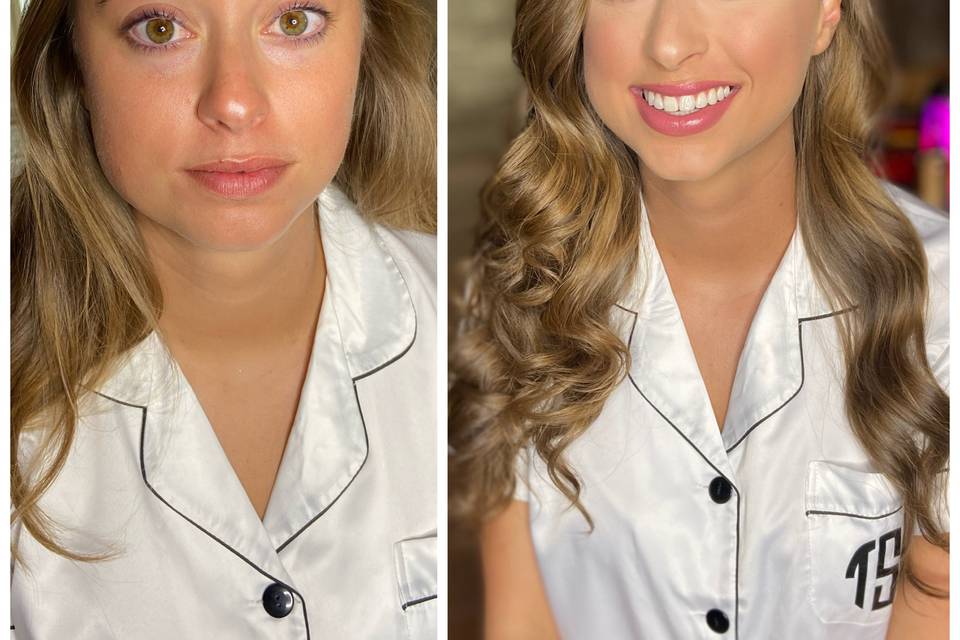 Bridal before and after