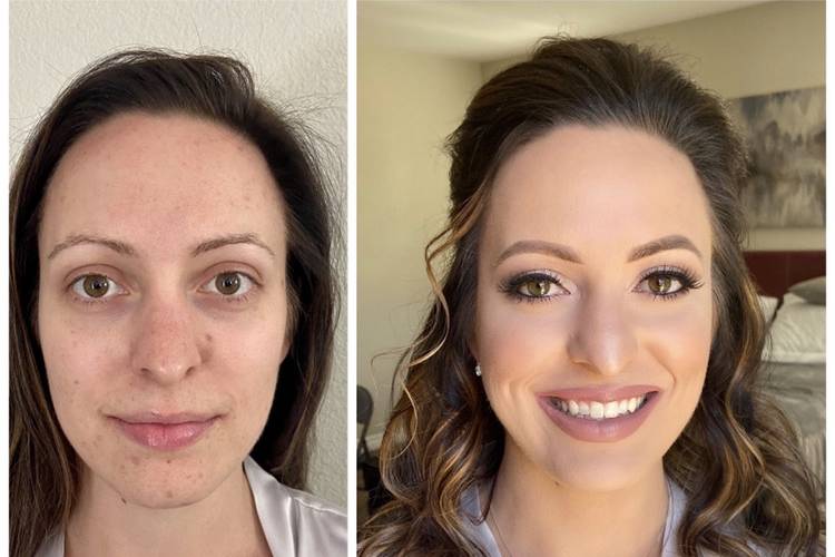 Bridal before & after
