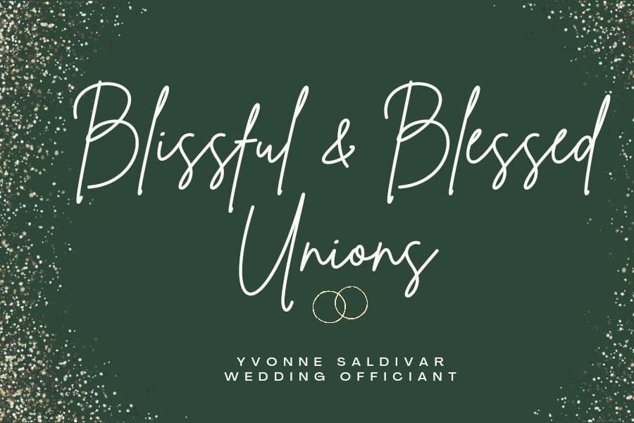 Blissful & Blessed Unions logo