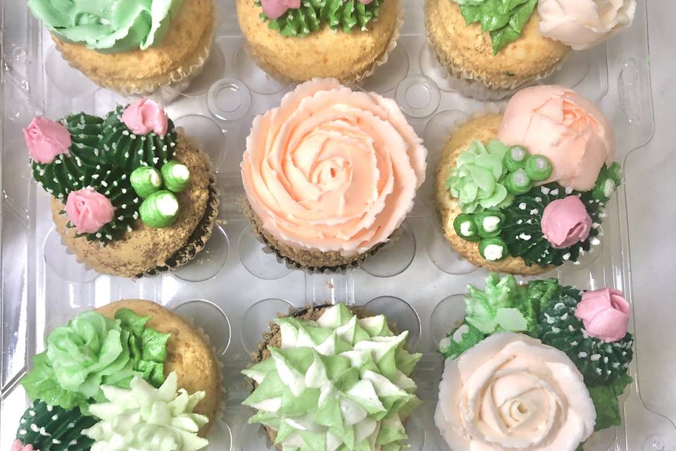 Floral Cupcakes