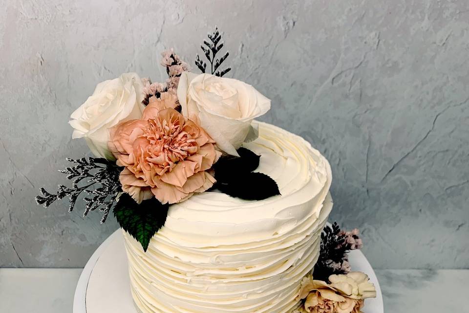 Floral Wedding Cake