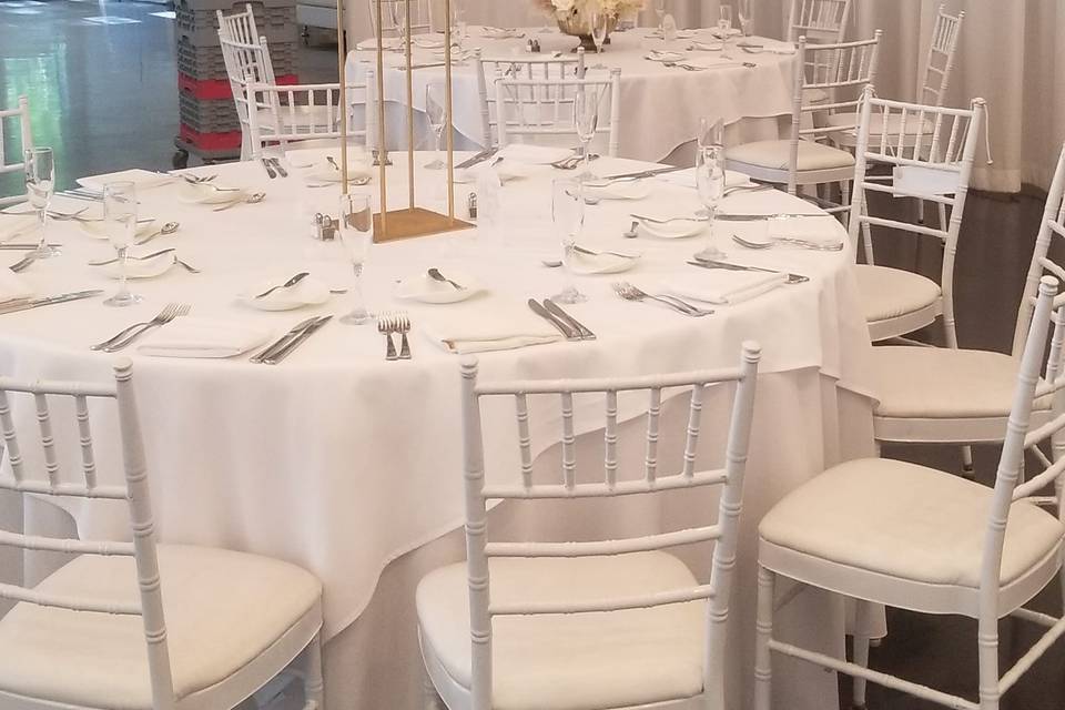 Pampas grass centerpieces