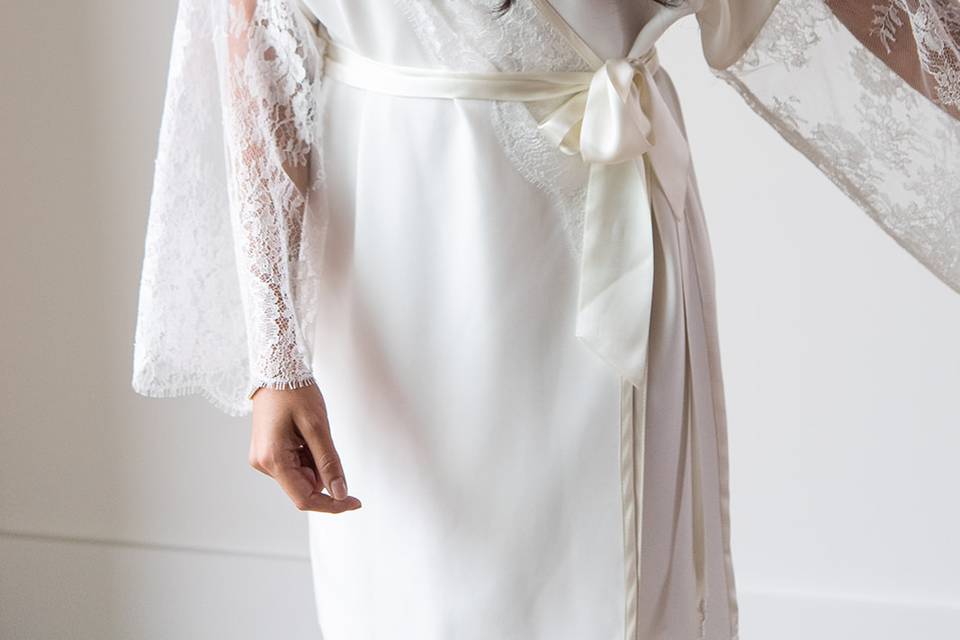 Bridal couture robe