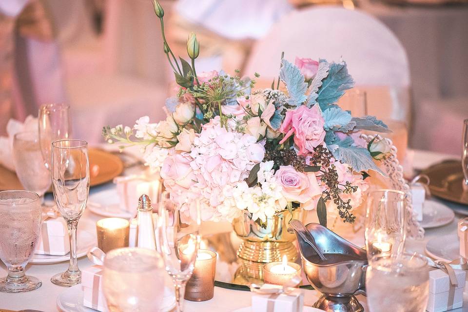 An lavish table spread