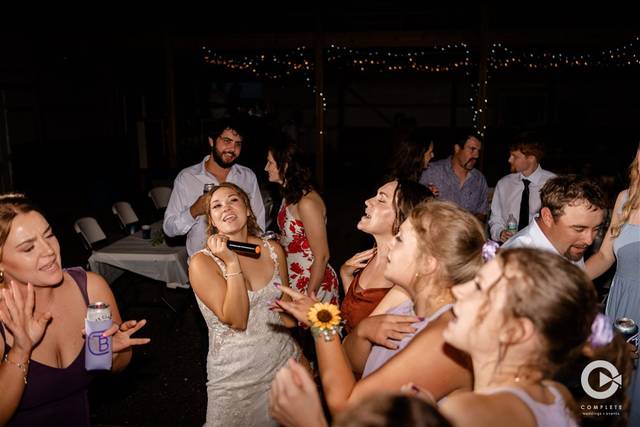 Bride Singing Reception Photo
