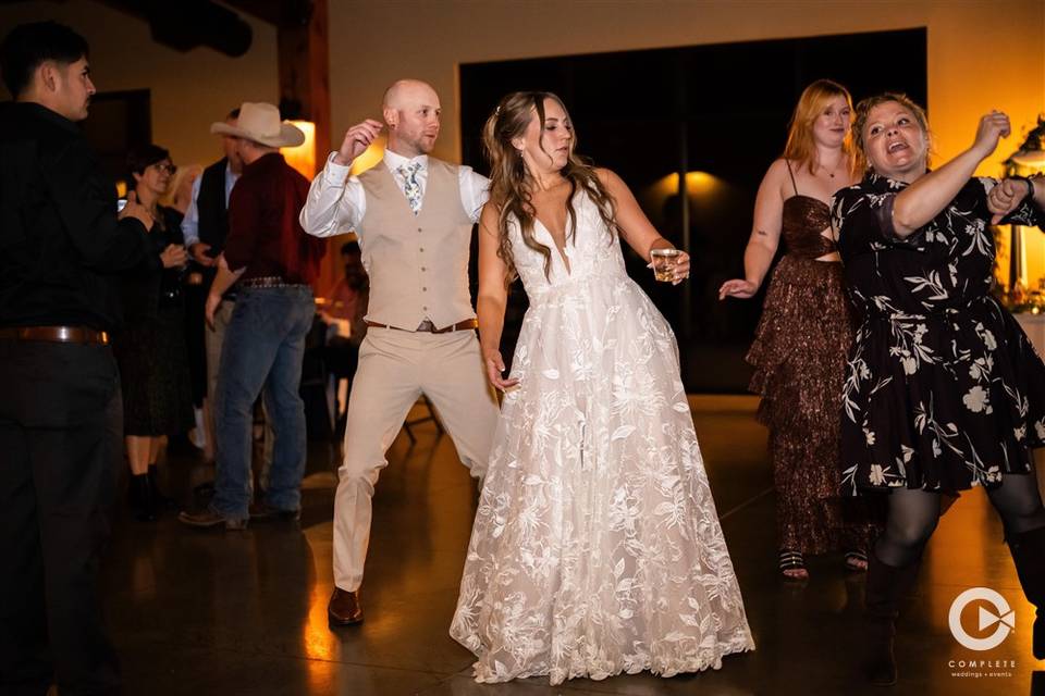 Bride Dancing Reception Photo
