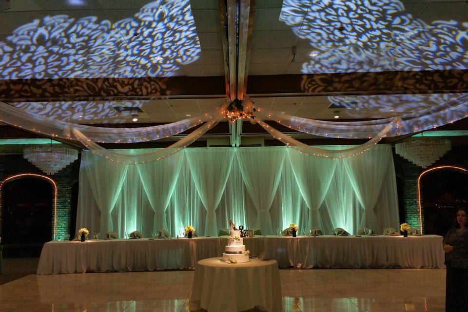 Wedding uplighting