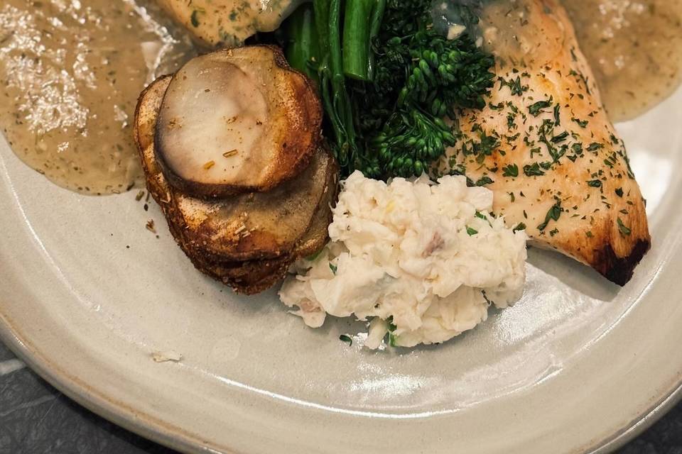 Plated Chicken Entree