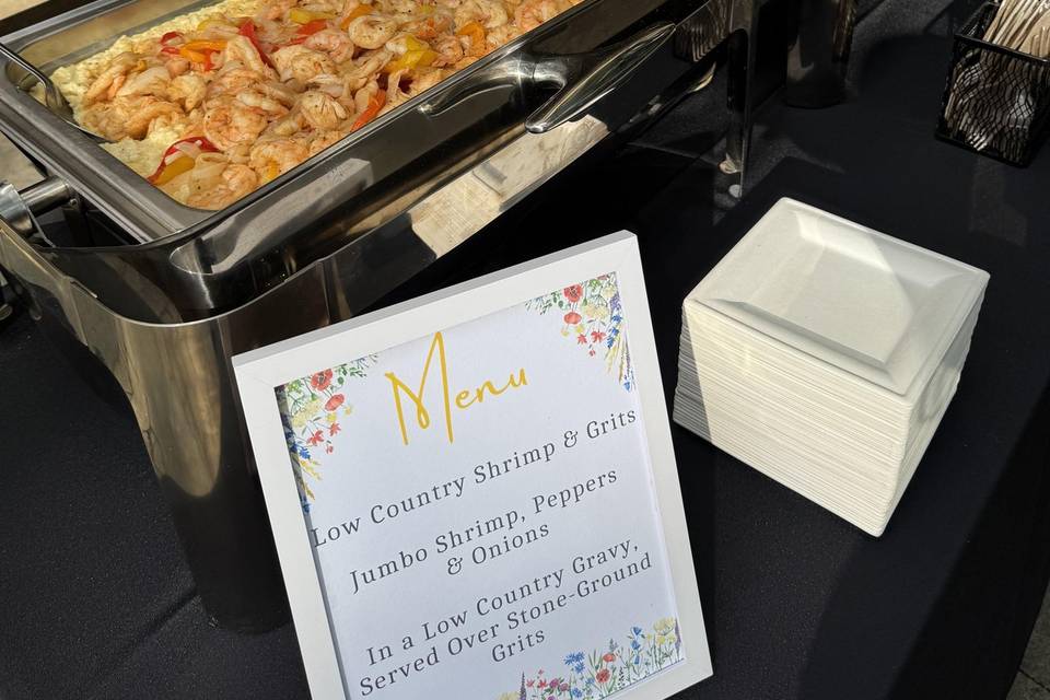 Shrimp & Grits Station