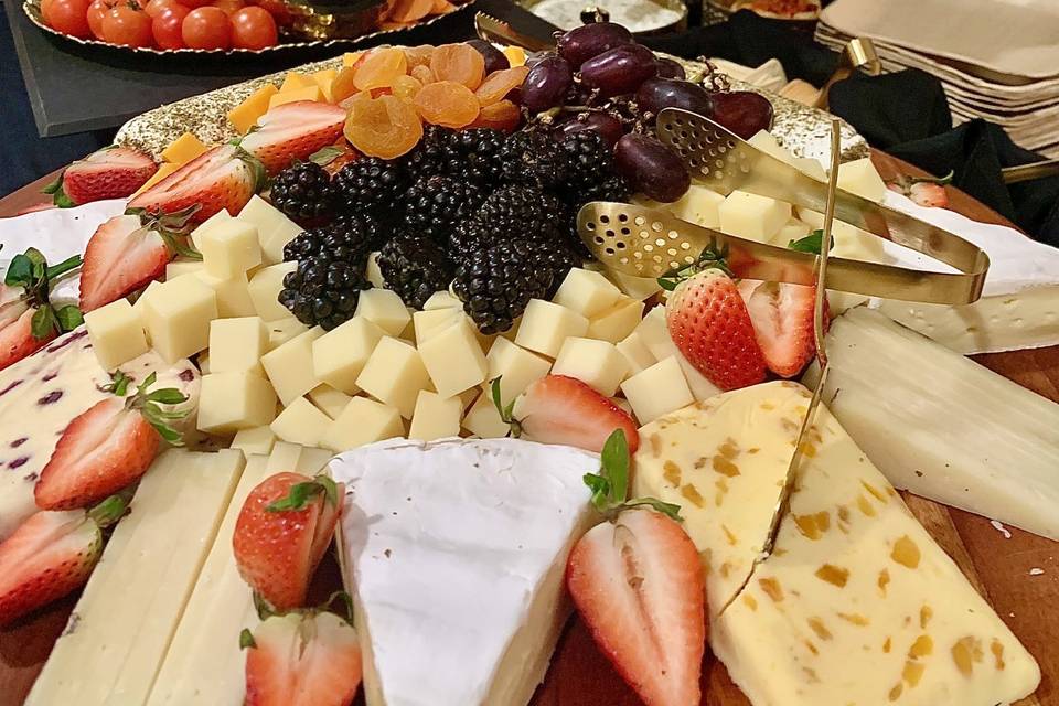 Cheese and Fruit Board
