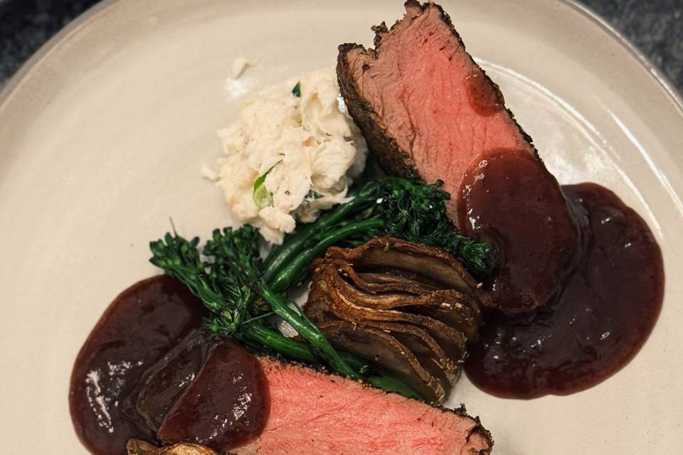 Plated Steak Entree