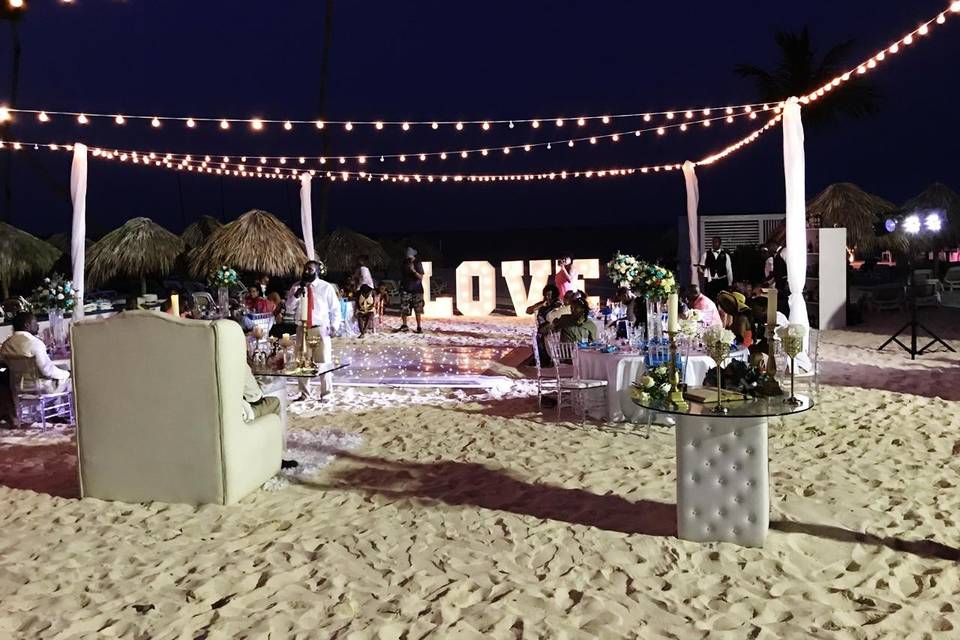 Beach wedding