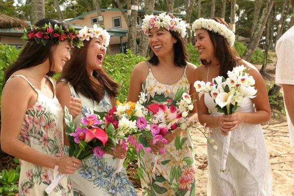 Hawaiian wedding hot sale bridesmaid dresses