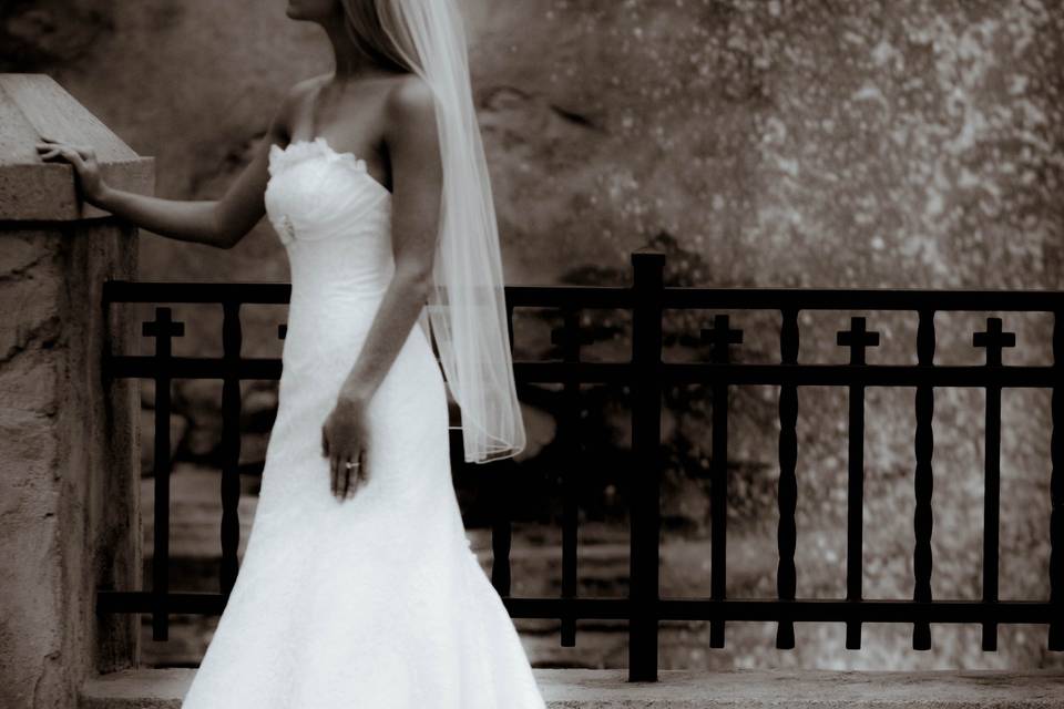 Bride in gown - Stone Focus Production