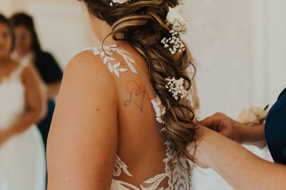 Baby's breath braid