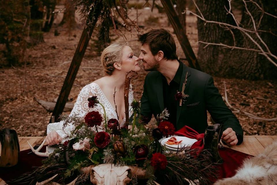 Winter Sweetheart Table