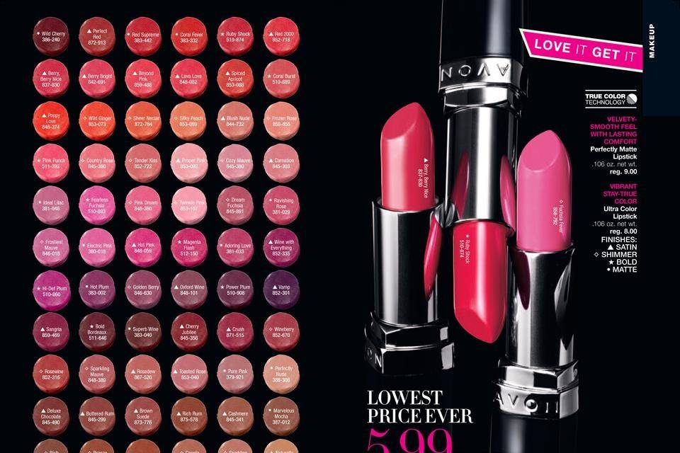 True Color Lipstick.  Choose your shade for the big day.