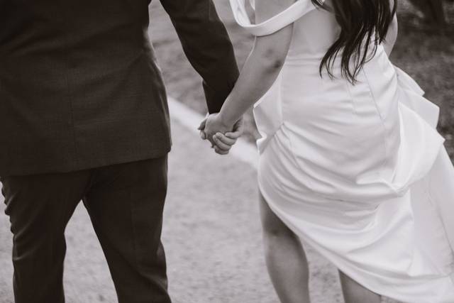 Bride and Groom Candid