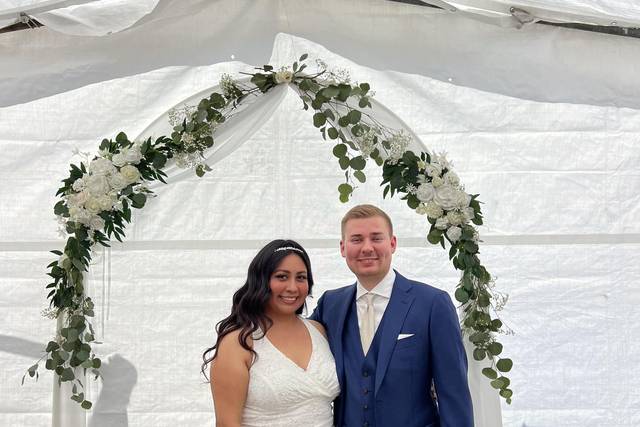 Backyard wedding