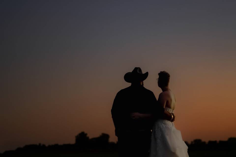 Sunset kiss