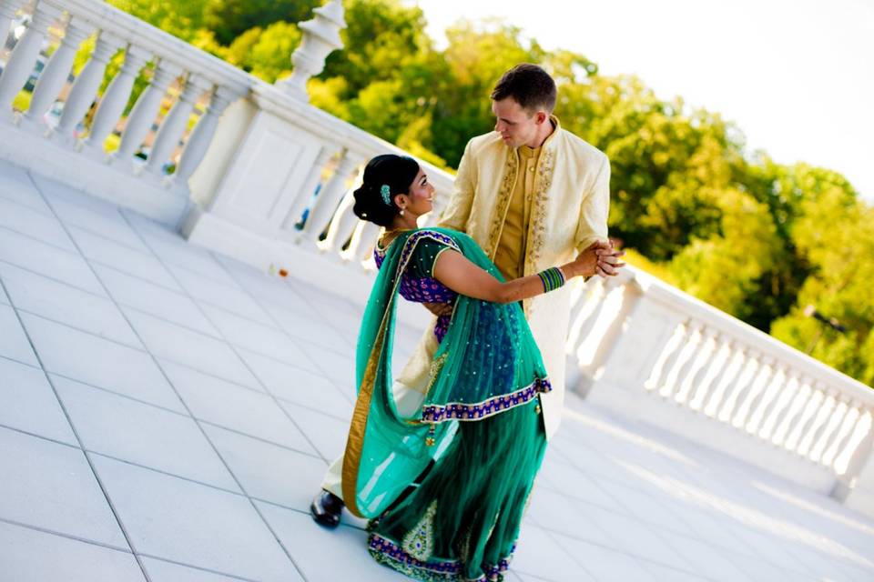 Mixed Wedding at Palace