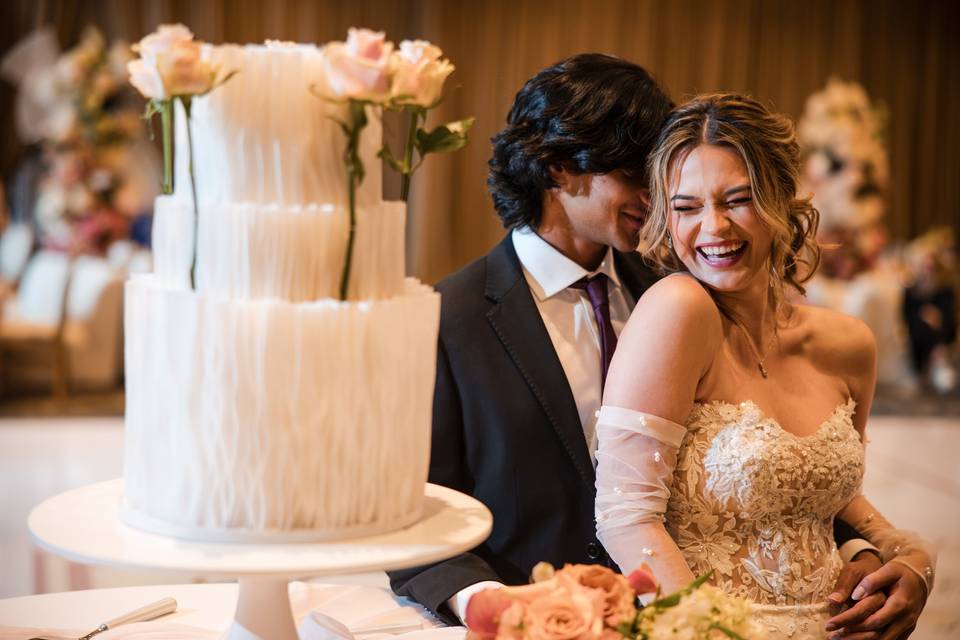 Cake and couple