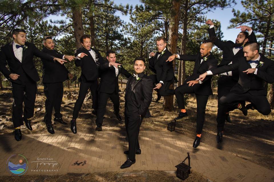 Groomsmen Jump