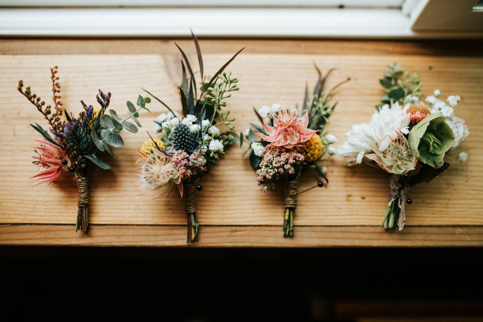 Bouquet and boutonniere