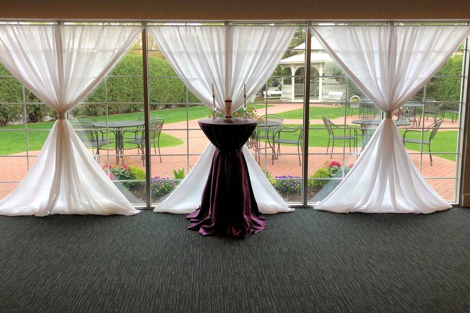 Indoor Ceremony Back-Drop