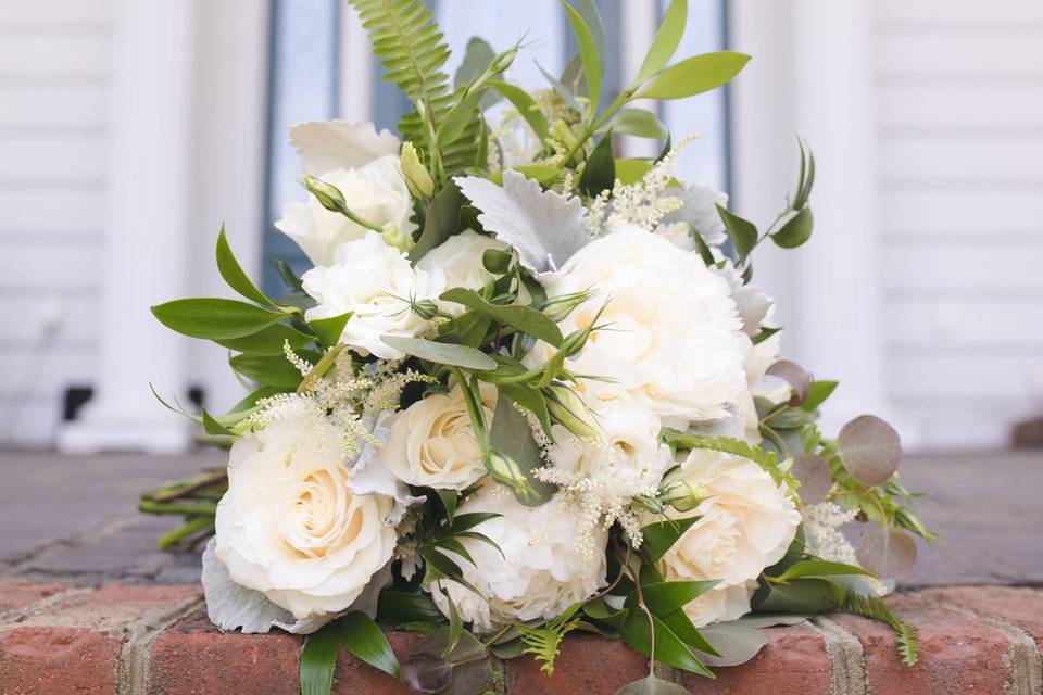 Natural All White Bouquet