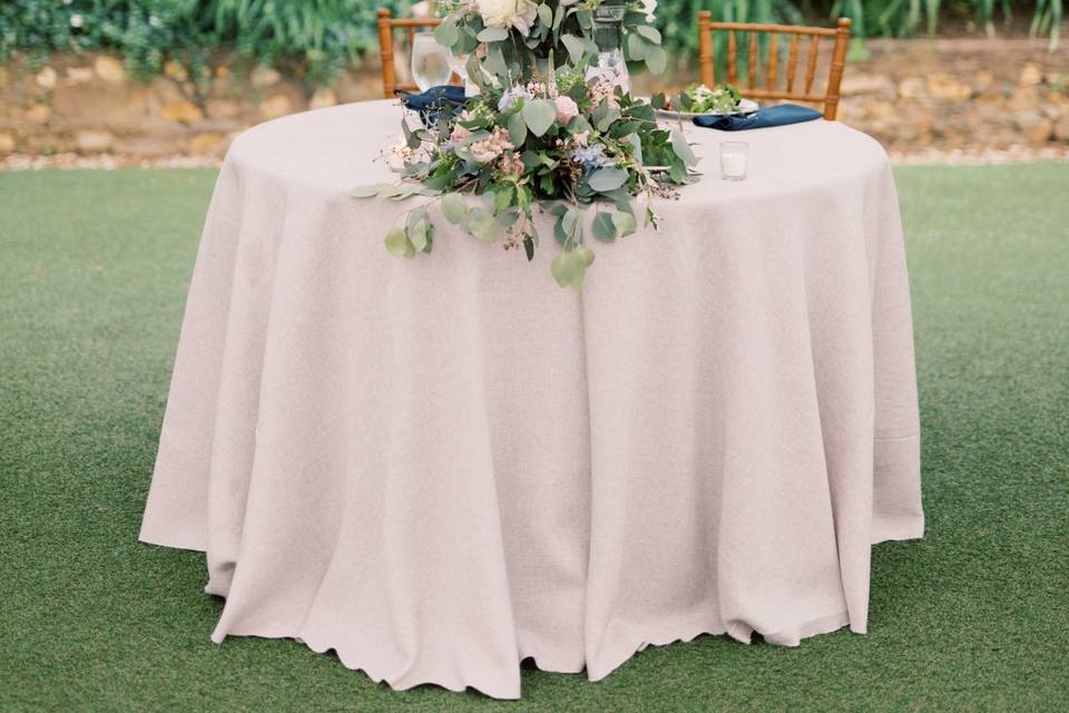Bridal Dinner Table