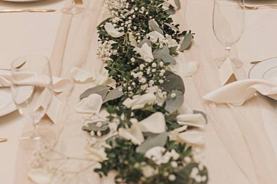 All White Bridal Bouquet