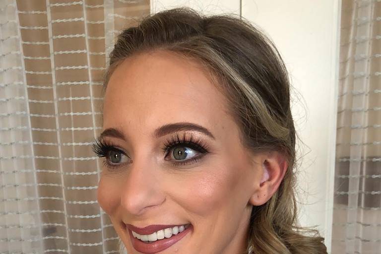 Bridal makeup by Paulette