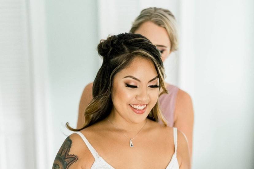 Bridal makeup