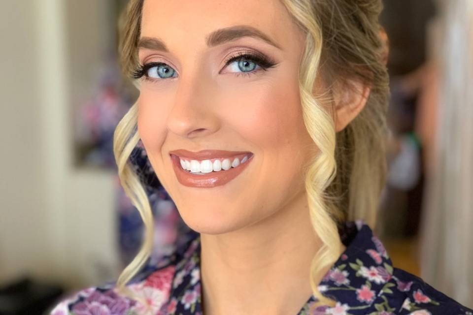 Bridesmaid makeup by Paulette