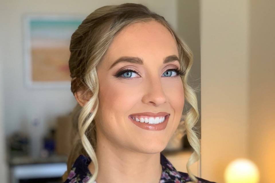 Bridesmaid makeup by Paulette