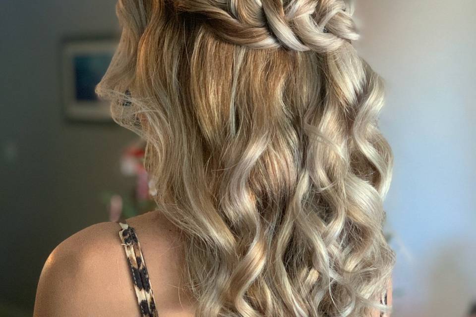 Bridal hair trial